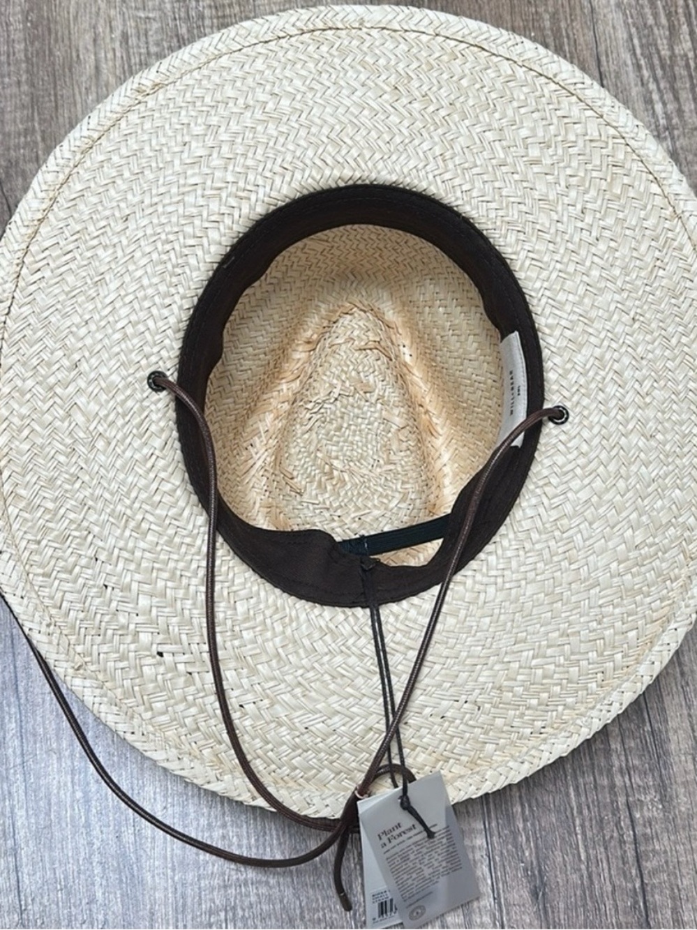 NWT Will + Bear bone straw hat sz small - Picture 8 of 10